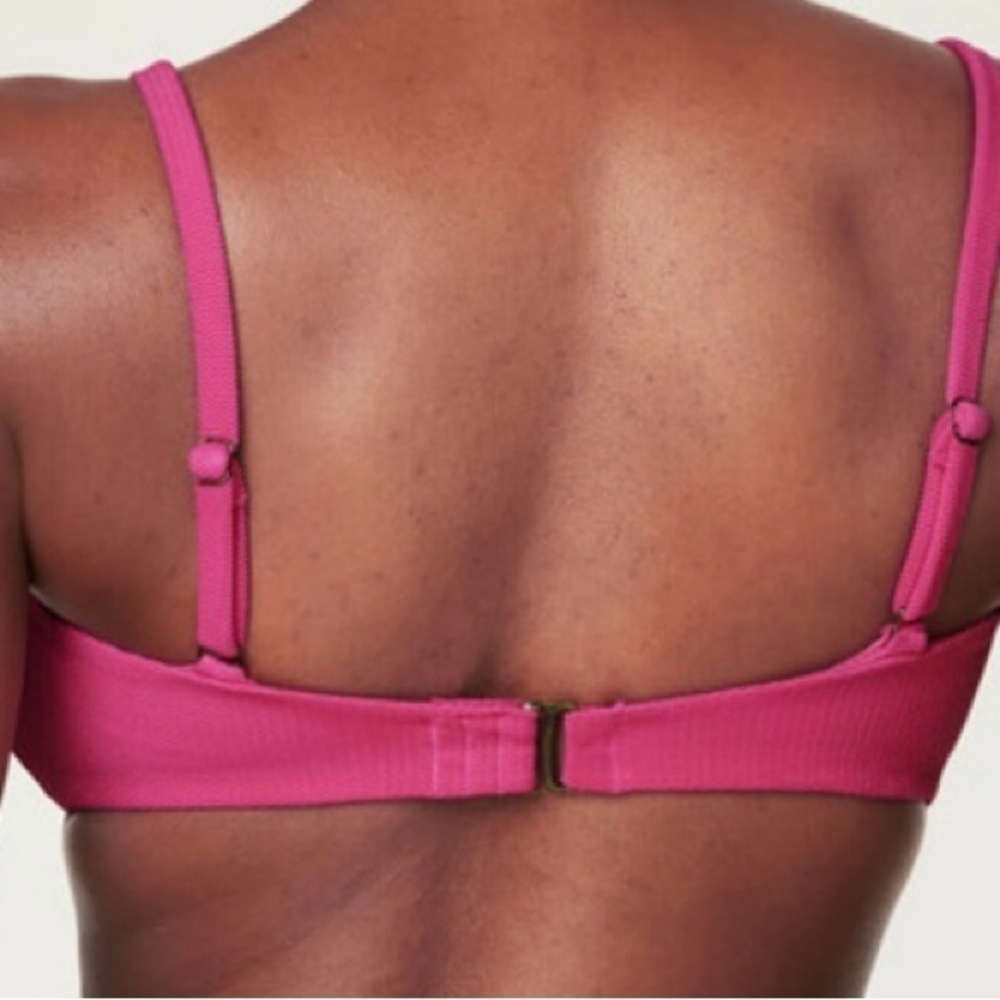 NWT Andie Swim Capri Bikini Top in Wave Orchid, Size XL - Picture 3 of 8
